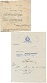 FDR & Warren G Harding TLS Duo