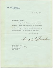 Franklin Roosevelt the Stamp Collector as President