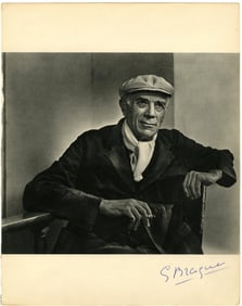Georges Braque Signed 1949 Portrait by Karsh