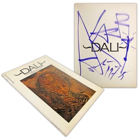 Salvador Dali SB With Original Crucifixion Drawing