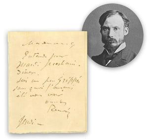 Pierre-Auguste Renoir ANS Recovering From Grippe