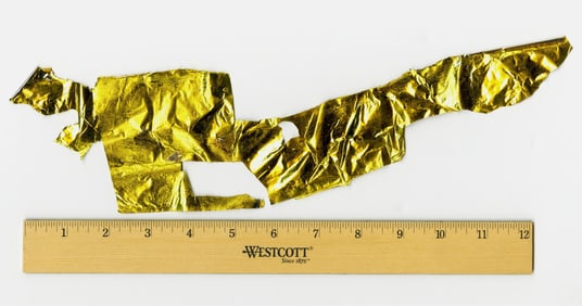 Apollo 11 Flown Kapton Foil, Huge 12" Segment with NASA Provenance