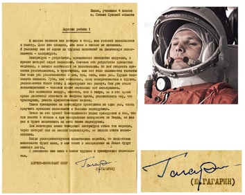 Yuri Gagarin on "how astronauts are prepared for flight...and when the astronaut returns to earth"