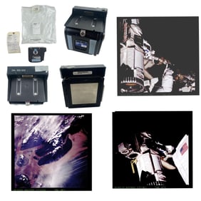 Flown Hasselblad 70mm Film Magazine - Used on Space Shuttle Discovery STS-102!