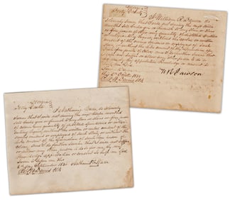 Oaths Not to Sell Liquor to Slaves or Free People of Color for Georgia Liquor Licenses