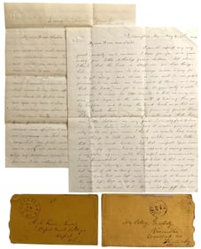 Missouri Woman Writes to Sister About Loss of Slaves During Civil War