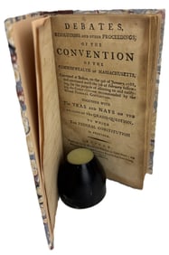 1788 1st Ed. "Debates, Resolutions and Other Proceedings" of the Massachusetts Ratifying Convention