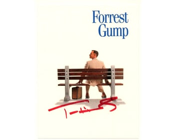 Tom Hanks Signed "Forrest Gump" Typescript!