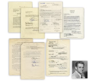 Stanley Kramer Archive of Signed Documents, PSA/DNA Certified