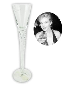 Marilyn Monroe Personally Owned Cordial Glass, Ex. Christie's 1999