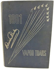 Priscilla Presley Twice Signed 1961 Air Force High School Yearbook