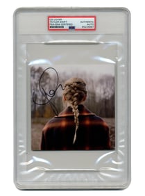 Taylor Swift Signed "Evermore" CD Insert PSA/DNA Authenticated