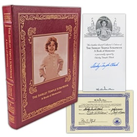 Shirley Temple Black Signed Collector's Edition, "The Shirley Temple Scrapbook"