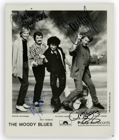 The Moody Blues Signed Photo