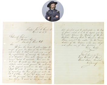 Custer Negotiates Indian Peace a Year Before Little Bighorn - Fascinating Foreshadowing Letter