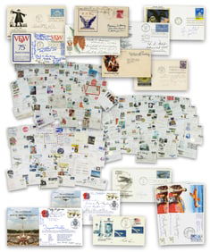 Monumental 1,000+ pc. Archive of Signed Covers From Military Aces, Test Pilots, MOH, British Airmen
