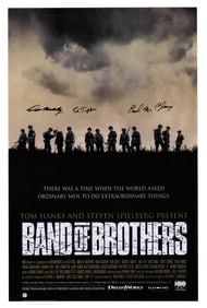 Three "Band of Brothers" Legends Malarky, Tipper & McClung Signed Poster