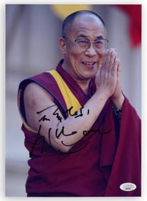 Dalai Lama Signed Photograph