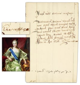 Empress Elizabeth of Russia 1757 MDS Possibly Related To Seven Years War Military Supplies?
