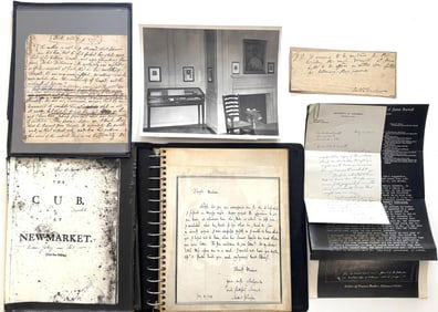 Archive Related to Samuel Johnson Incl. Edmond Malone 1790s MS Re: Earlier Edition of James