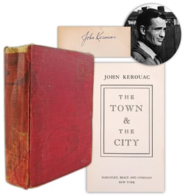 Jack Kerouac Signed 1st Ed. "The Town And The City" With Early Signature As "John Kerouac"