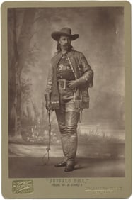 Buffalo Bill Cody Superb Cabinet Photo