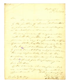 John C. Calhoun Recommends Son of Influential SC Captain for Midshipman