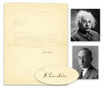 Einstein Praises Max Born as "inventive scholar" & "gifted writer"