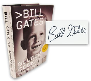 Bill Gates Signed "Source Code", PSA Authenticated