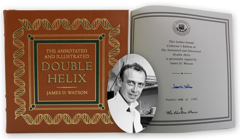 James D. Watson Signed Ltd. Ed. Copy of "The Annotated and Illustrated Double Helix"