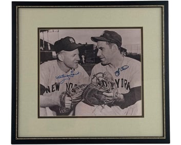 Classic Yogi Berra & Whitey Ford Signed Photograph w/ JSA Authentication