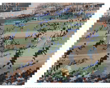 HUGE! "Miracle Mets" N. Ryan, Seaver, Yogi, & 19 More Team Signed Photo w/ PSA LOA! Limited to 69