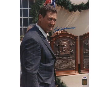 Huge Ted Williams Signed Photo, PSA Authenticated, 6" Signature!