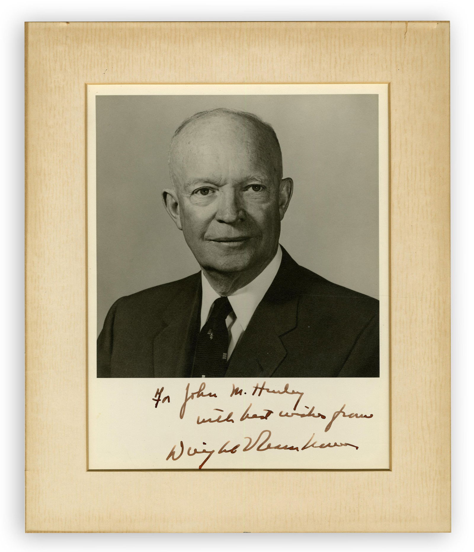 Eisenhower Signed Photograph (1 of 3)