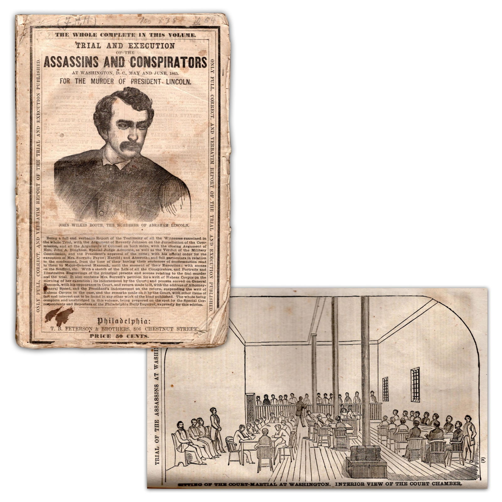 Early Account of the Trial of the Lincoln Assassination Conspirators from Philadelphia (1 of 5)