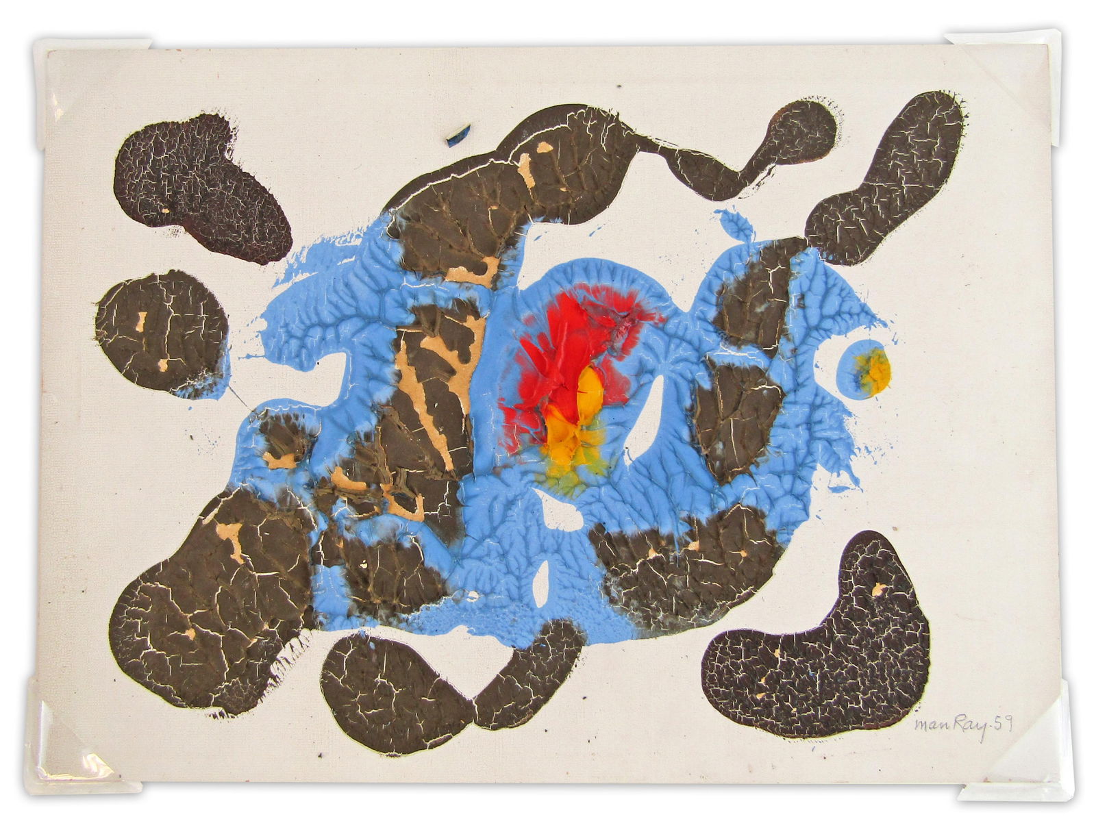 Man Ray Original Abstract Painting, 1959, Ex. Karsh Estate (1 of 9)