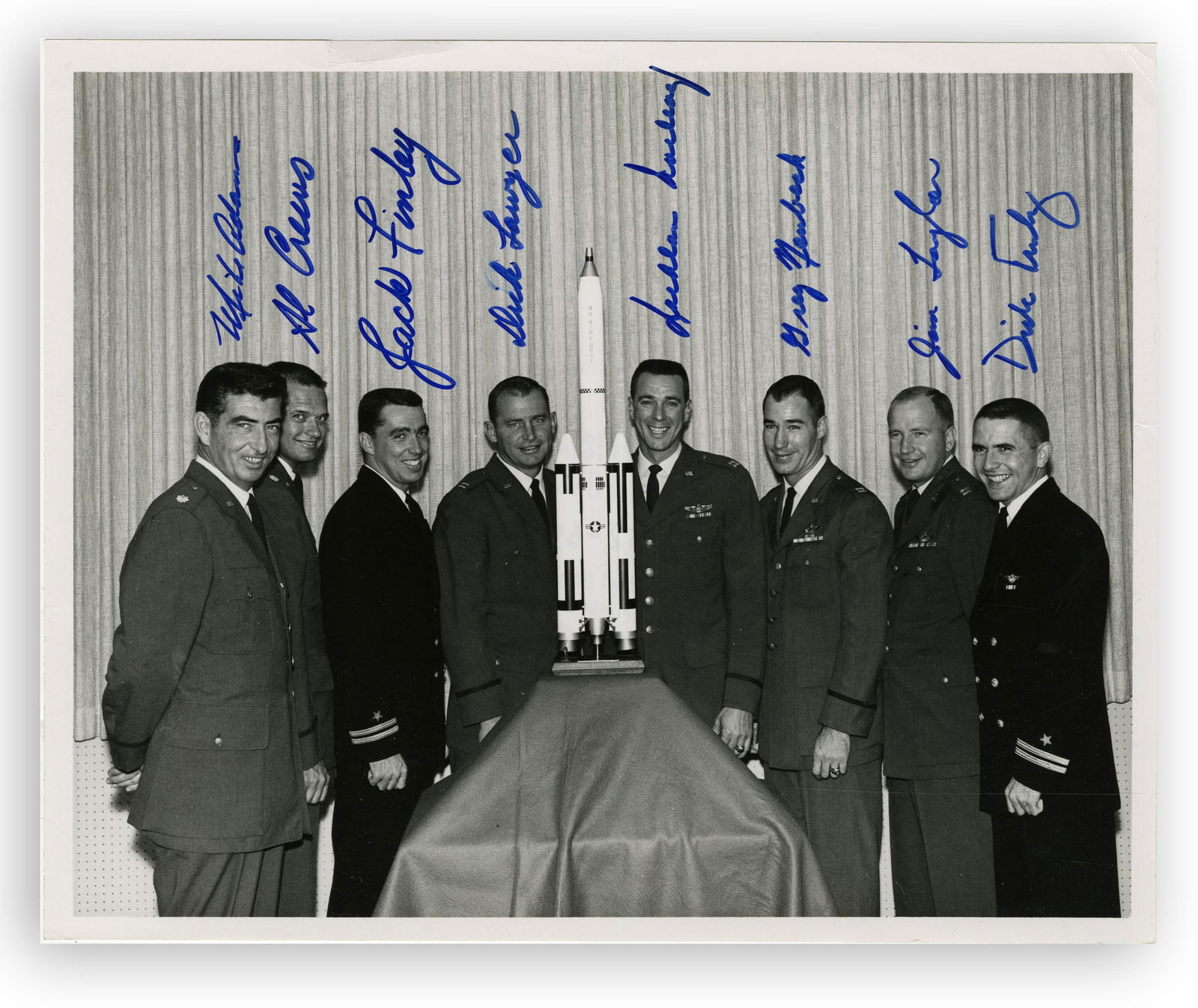 MOL Program Astronauts, Incredibly Rare Signed Photo (1 of 2)