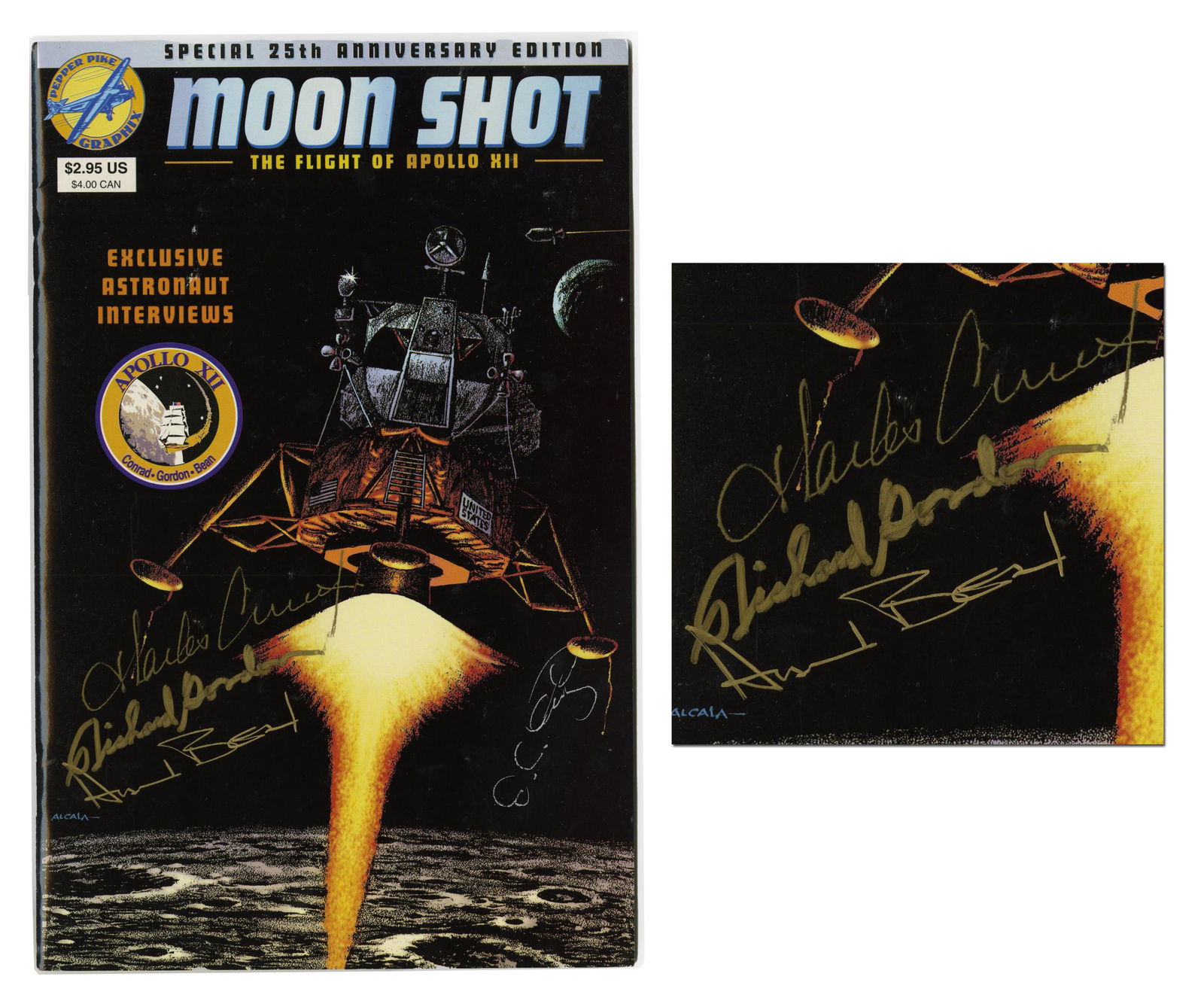 Apollo 12 Crew-Signed "Moon Shot" Special Edition Magazine (1 of 4)