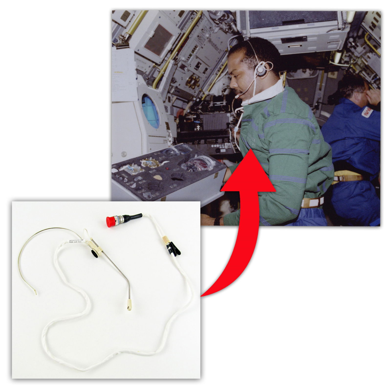 Flown STS-127 Very Lightweight Headset (1 of 10)