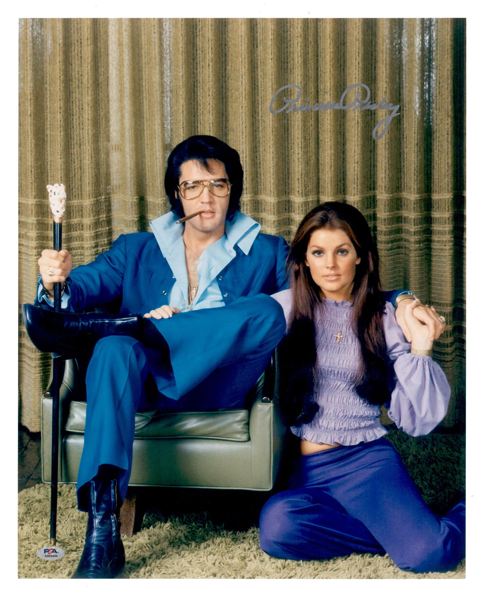 Priscilla Presley Signed Oversized Color Portrait, PSA Grade 10! (1 of 3)
