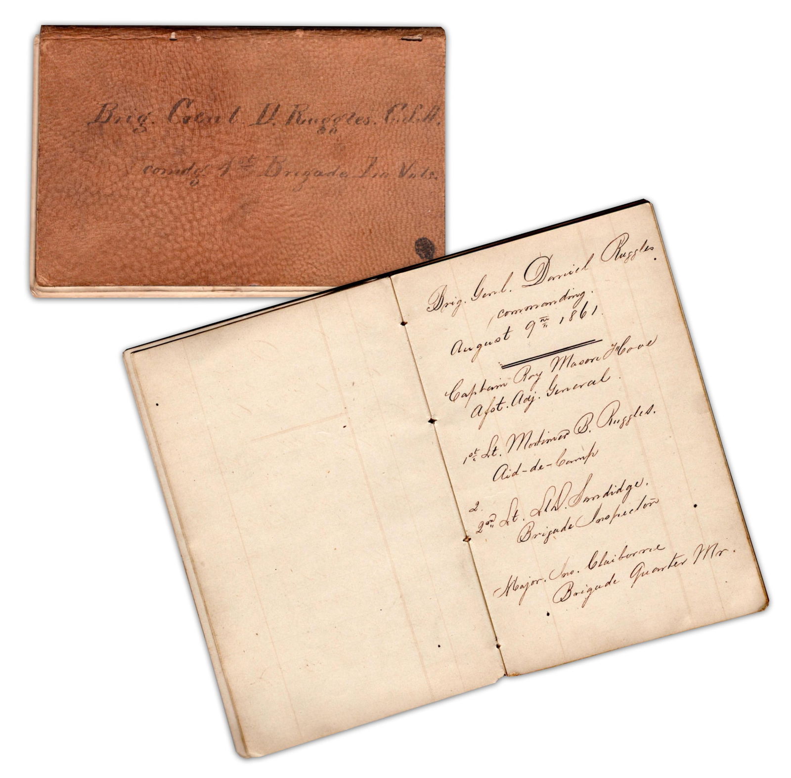 Confederate Brig. Gen. Daniel Ruggles Lists Members of His First Civil War Command (1 of 7)