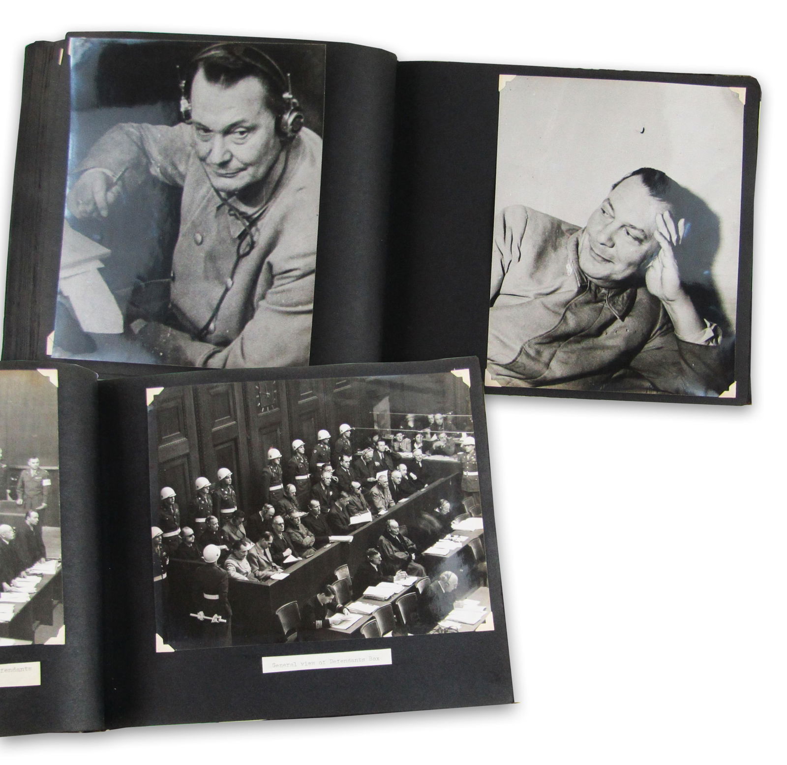 Nuremberg Trials Photo Album by Official U.S. Photographer Charles Alexander, 90 Images (1 of 19)