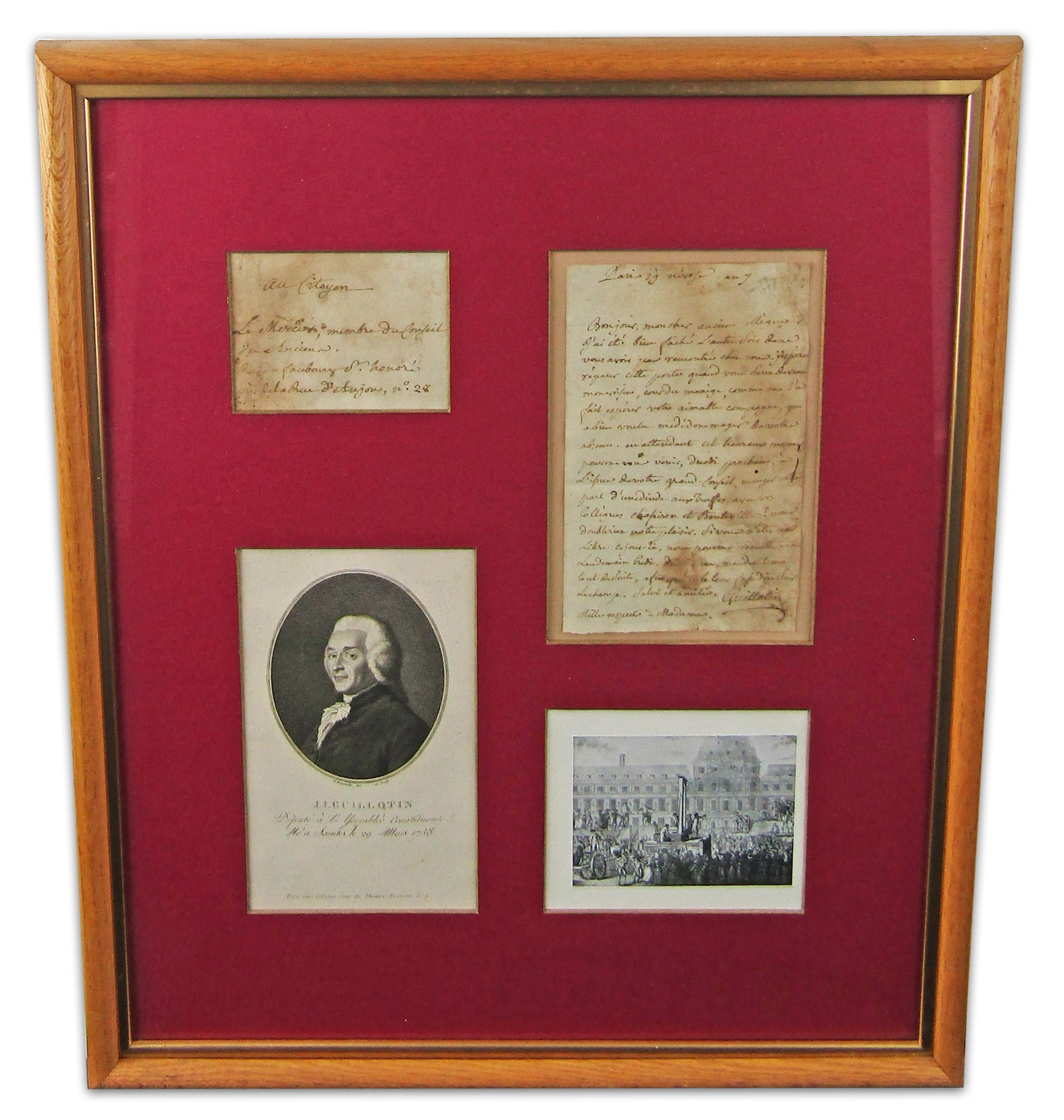 Joseph-Ignace Guillotin Invites Legislators To Partake of "turkey with truffles" In the Waning Days (1 of 4)