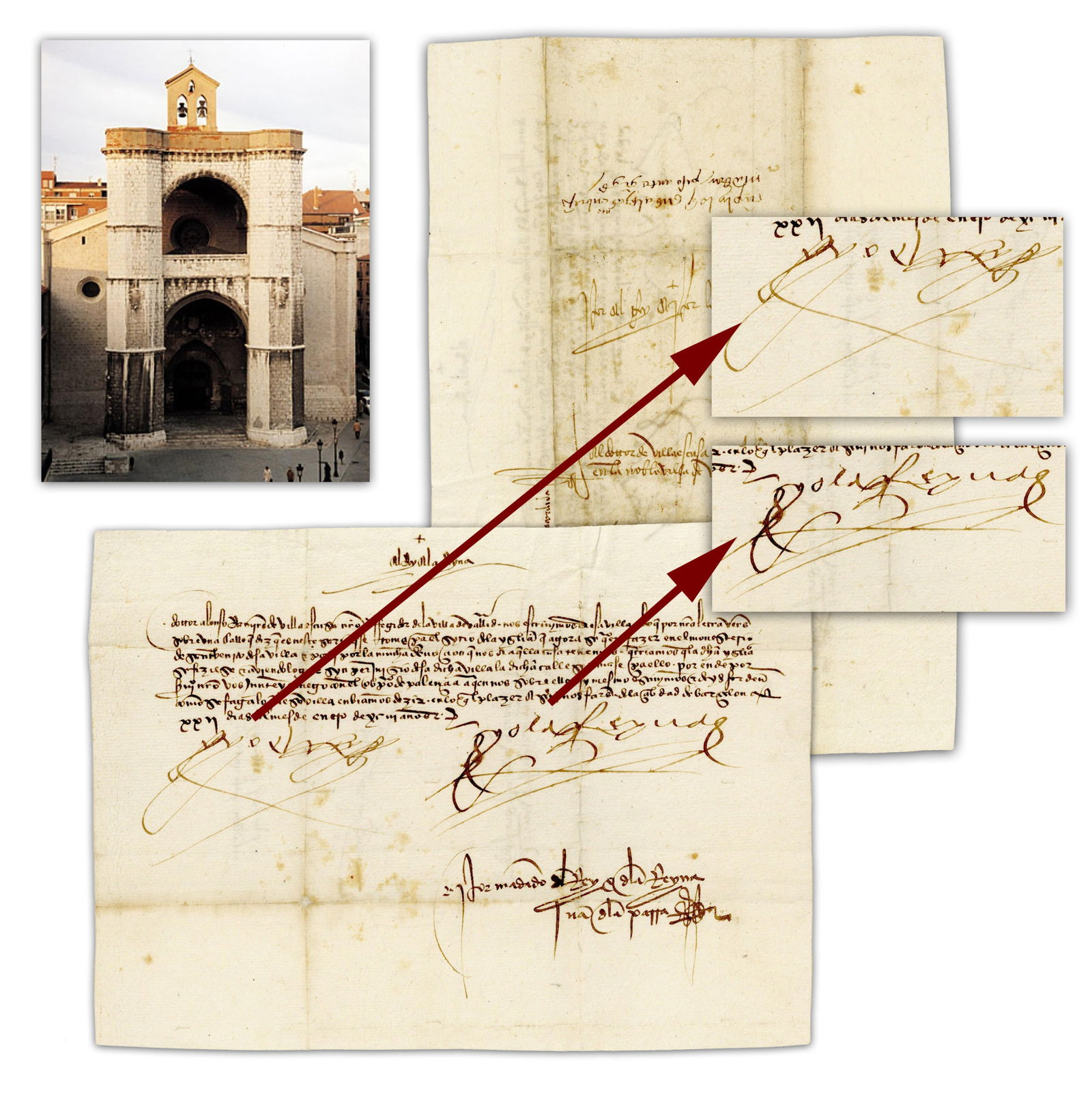 Ferdinand & Isabella 1493 Decree 1 Week After Columbus Returns From New World Re: Valladolid, Where: King Ferdinand & Queen Isabella of SpainBarcelona, Spain, January 22, 1493Ferdinand & Isabella 1493 Decree 1 Week After Columbus Returns From New World Re: Valladolid, Where He Died!MDSA 1p manuscript