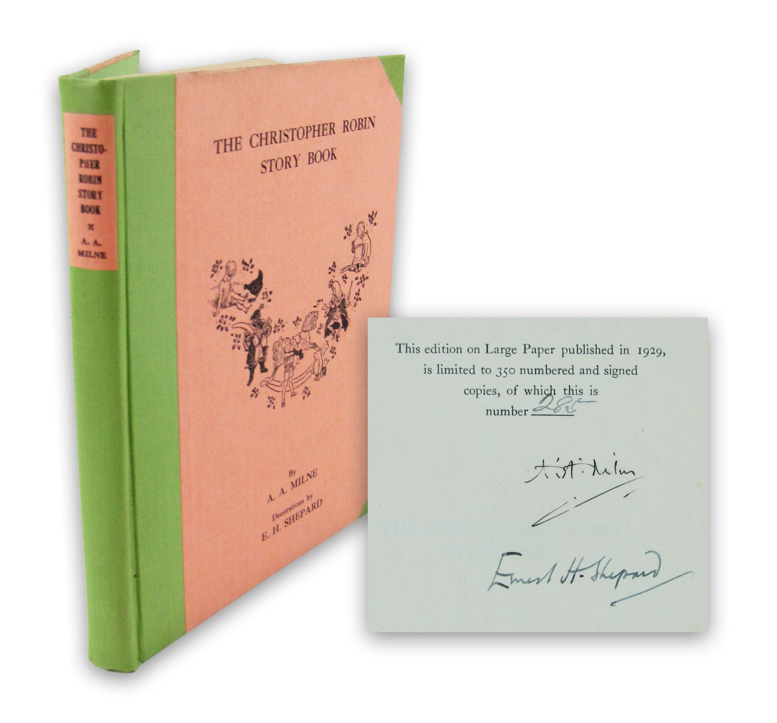 A. A. Milne & E. H. Shepard Signed Ltd. Ed. "The Christopher Robin Story Book" (1 of 10)