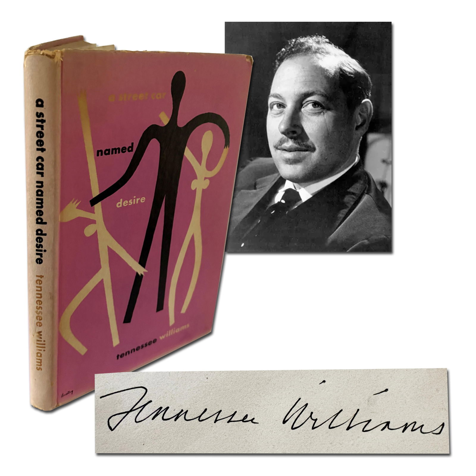 Tennessee Williams Signed 1st Ed. Copy of "A Streetcar Named Desire" (1 of 11)