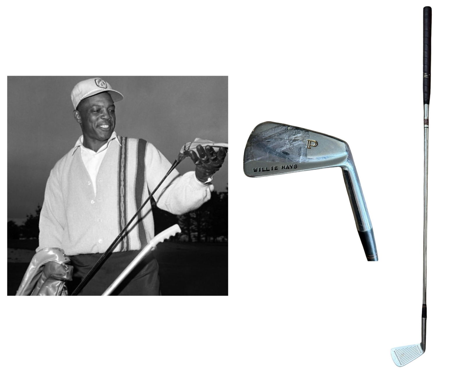 Willie Mays' Personally Owned Golf Club, Significant Use! Ex. Mays Estate: Willie Mays n.p., n.d. Willie Mays' Personally Owned Golf Club, Significant Use! Ex. Mays Estate Relic Willie Mays’ 5 iron, a vintage MacGregor VIP model golf club personally owned and used by