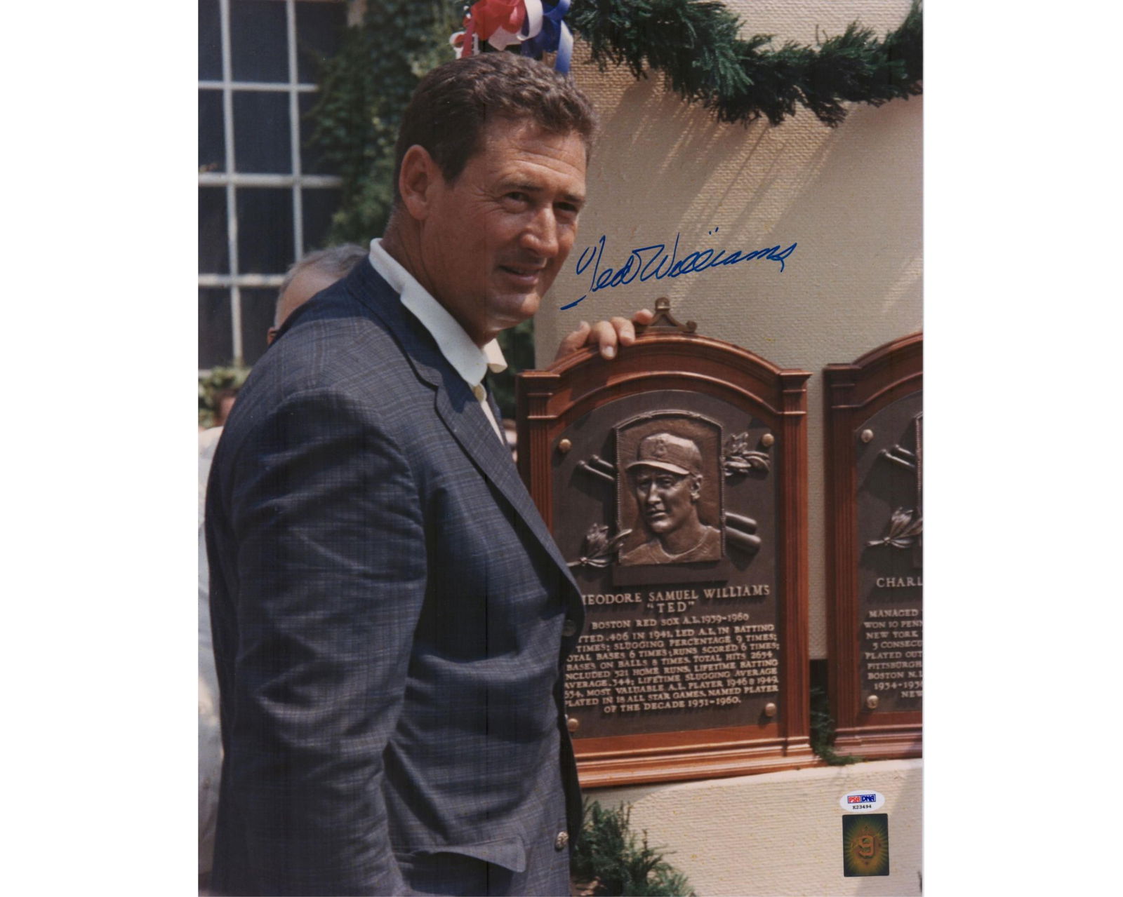 Huge Ted Williams Signed Photo, PSA Authenticated! (1 of 3)