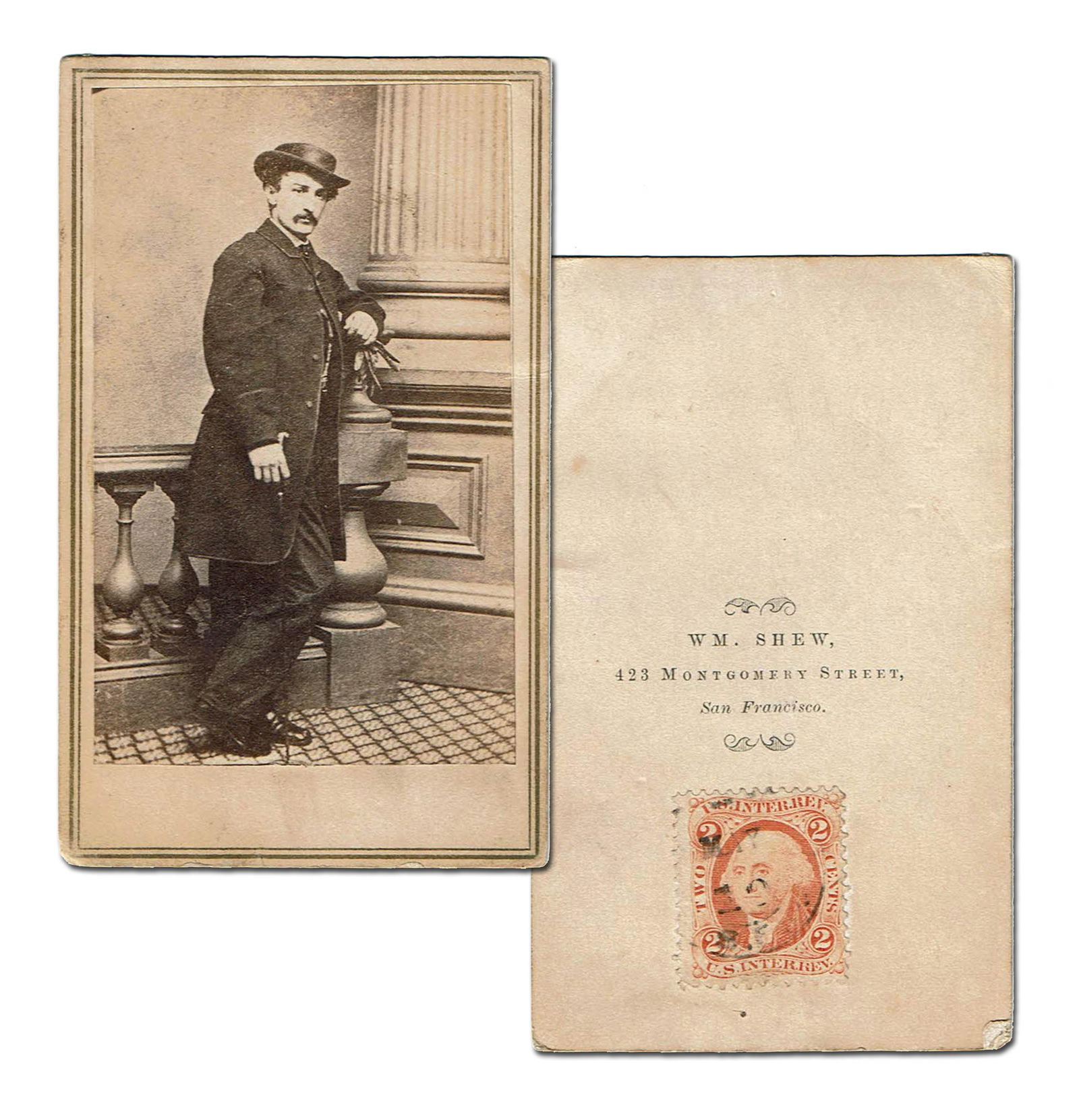 Rare John Wilkes Booth CDV By William Shew, Ex-The Rail Splitter (1 of 6)