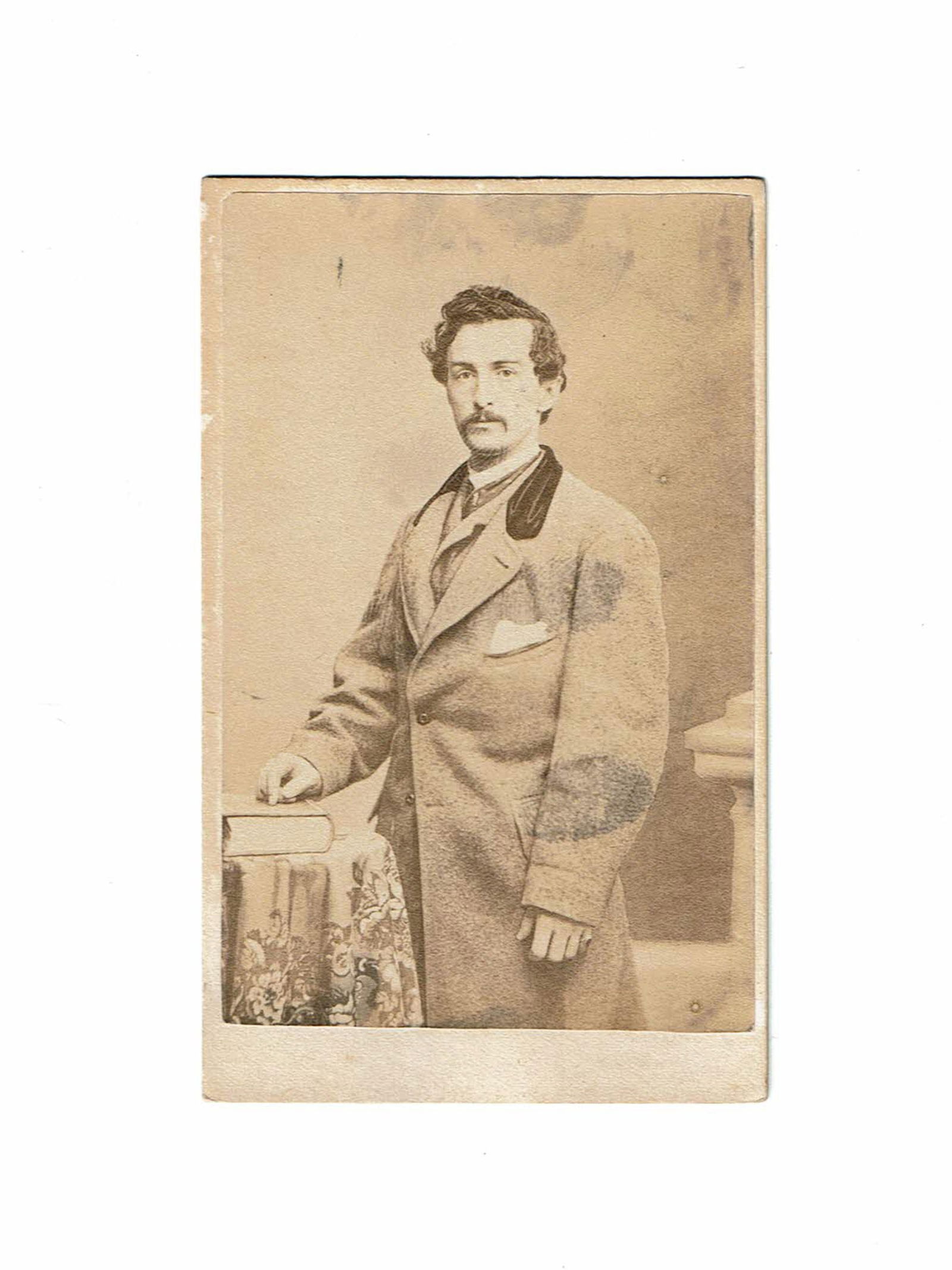 John Wilkes Booth CDV, Gutman 4, Ex-The Rail Splitter (1 of 5)